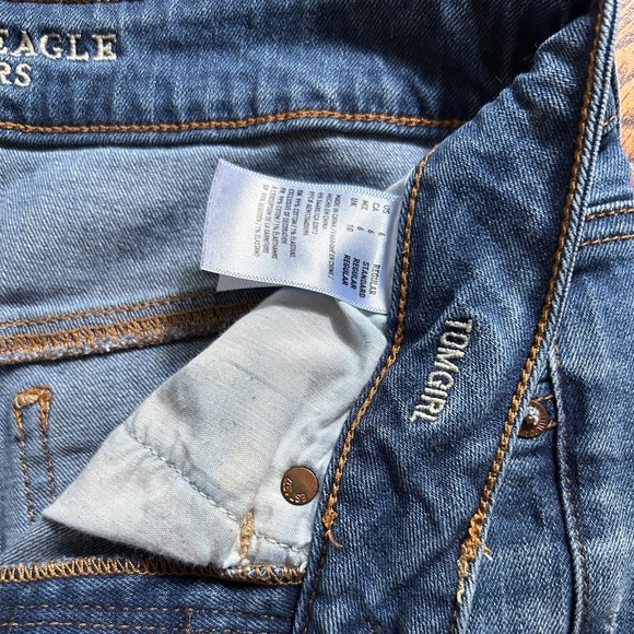 One of a kind limited edition American Eagle Tomgirl Jeans - Picture 2 of 7